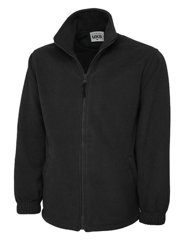 Fleecejacke warm weich schwarz