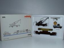 Märklin Spur H0 45091 Güterwagen Wagenset Telegraphie Rungenwagen Kran in OVP