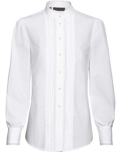 Reitmayer stehkragenbluse mit - stehkragenbluse,