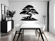 Lebensbaum Baum des Lebens Holz Deko Wanddeko Wall Art Dekoration Lebensblume
