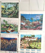 Textilkalender Kunst Naive