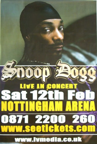 Riesen poster snoop dogg - snoop, live