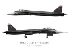 Druck Suchoi Su-47 "Berkut"
