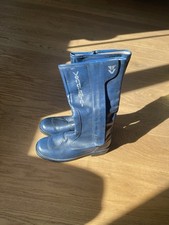 Motoradstiefel 44 Blau