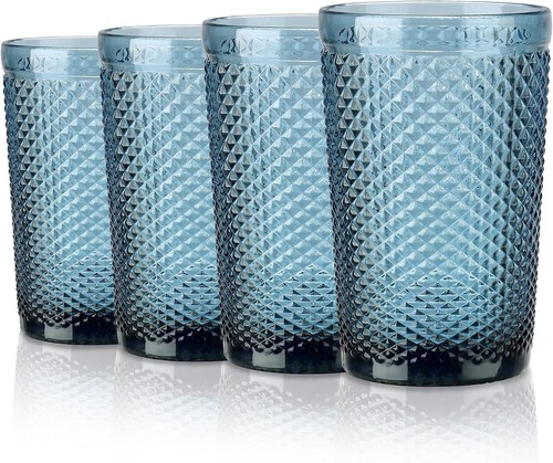 350ml blau trinkgläser set - 350ml, 4