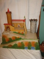 alte DDR Ritterburg  /Burg  Holz Niederlauterstein ca 1960