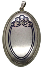Großer jugendstil anhänger - jugendstil,