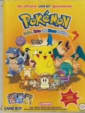 Pokemon Der Offizielle Spieleberater Gelbe Rote und Blaue Edition Lösungsbuch