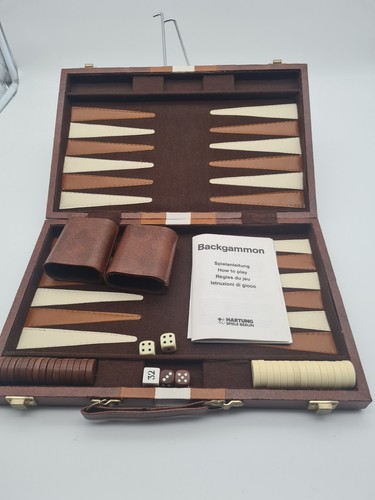 Backgammon lederkoffer - im,