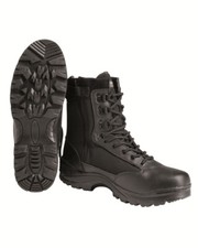 Tactical Boots Zipper schwarz, Springerstiefel,BW -NEU-