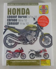 Reparaturanleitung Honda CB 600 F Hornet 07-12, CBF 600 08-12, CBR 600 F 11-12