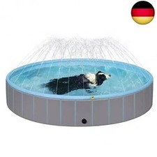 Hundepool  Planschbecken Pool Hundebad Badewanne für Hunde Faltbar  160x30 cm