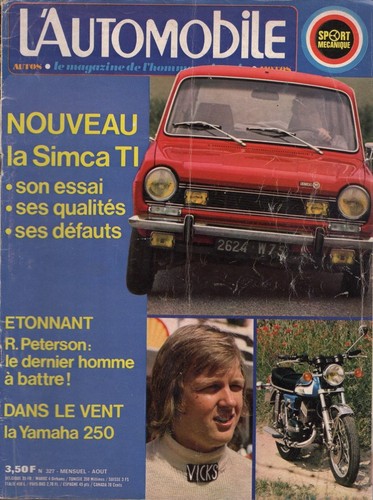 Automobile 327 1973 simca - 327,