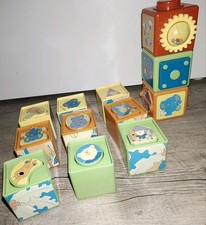 Baby Kleinkind Spielzeug Stapeltürme Sortierspielzeug Turm bauen Geschichten