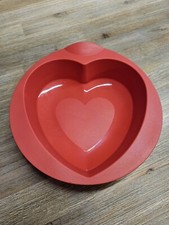 Tupperware Silikon-Form Herz H27 Backform Puddingform Backofenform Muttertag 