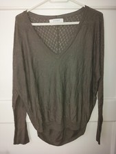 Pullover Pulli Sweatshirt Glitzer von Promod L 40 Shirt Top Oberteil Damen Neu 