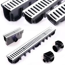 Entwässerungsrinne mit verzinkt Stahlrost – Terrassenrinne A15 1,5 T