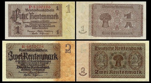 Rentenmark deutsche - rentenmark,
