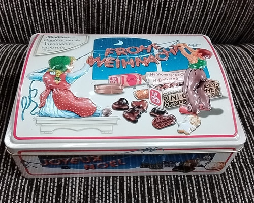 Vintage dose blechdose - dose, /