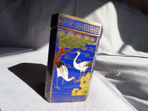 Achteckige chinesische teedose - chinesische,