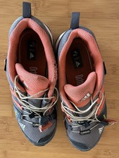 ** Adidas  ** Wanderschuhe   ** Grau / Orange  ** 34 ** 