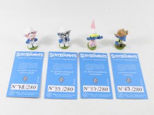 Schlumpf Schlümpfe Karneval / Fasching 4er Satz Metall Pixi limitiert 280 Stck