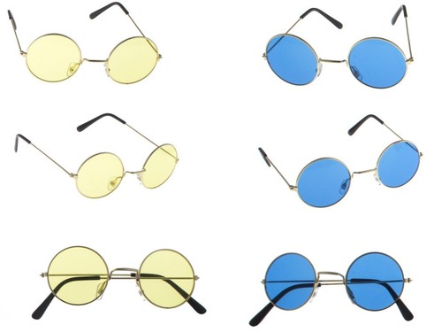 Hippie brille nickelbrille - hippie,