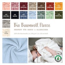Bio Baumwoll Fleece Meterware