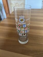 DDR. 1 Bierglas mit Aufdruck -Fußball Oberliga Spieljahr 1978  1979 Aus Sammlung