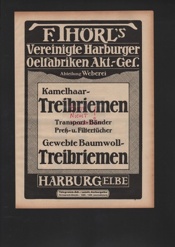 Harburg werbung 1913 f - harburg,,