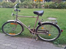 Goldenes  Hanseatic Retro-Herrenfahrrad in Hamburg