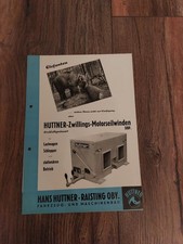 Orig. Prospekt Huttner