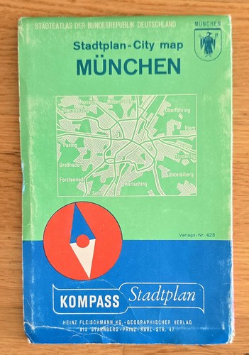 München stadtplan city map - münchen,