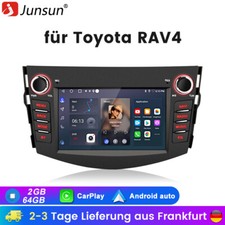 Carplay Android 13 Autoradio GPS Navi BT WIFI SWC DAB+ Für Toyota RAV4 2006-2012