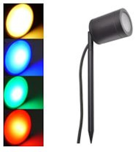 5xalu led gartenstrahler - led,