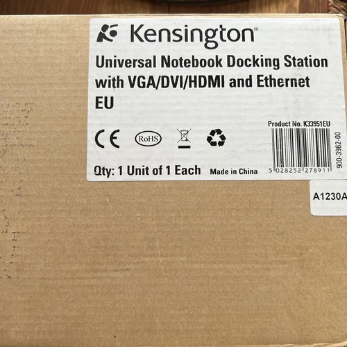 Kensington docking station - ,
