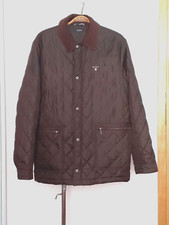 GANT Luxus leichte Herren Jacke Steppjacke Braun  Gr L neuw