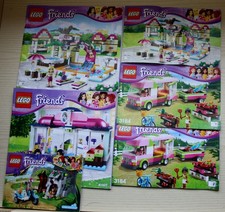 LEGO ® 6 x Bauanleitung Lego Friends 41007, 41032, 3184  usw. ungelocht