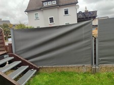 3M Seitenmarkise Seitenwandmarkise Markise Balkonmarkise Sichtschutz Windschutz