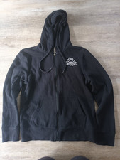 Schwarze Kapuzensweatjacke von Kappa  Gr. S