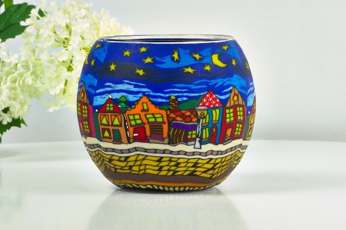 Leuchtglas 630 street night - leuchtglas,