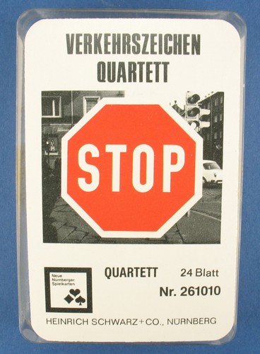 Quartett verkehrszeichen - quartett,