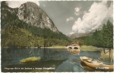 AK Garmisch Partenkirchen Pflegersee mit Seehaus Bayern 65