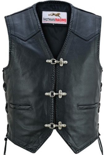Herren lederweste kutte - herren, biker