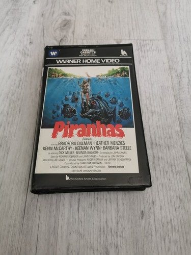 Vhs piranhas erstauflage - vhs,
