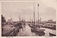 Historische AK Wismar Hafen