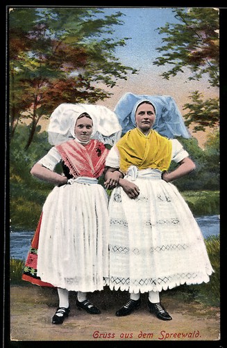 Ansichtskarte zwei frauen - zwei,
