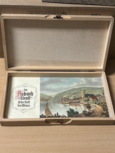Asbach uralt holzkiste - uralt,