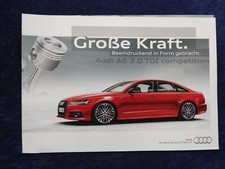 AUDI A6 C7 3.0 TDI "Competition" Sondermodell Prospekt 9.2014