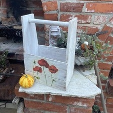 Männerhandtasche Holzträger Bierträger Flaschenträger 6 Flaschen